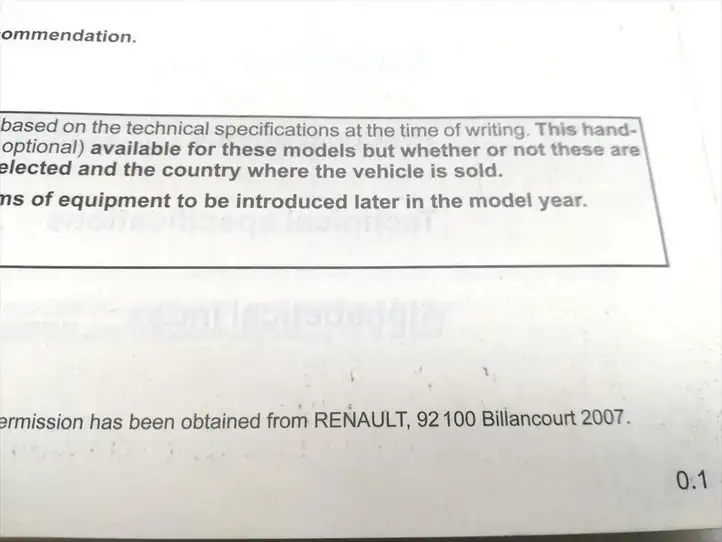 Renault Megane II (2006 - 2008) Сервисная книжка — фото 3