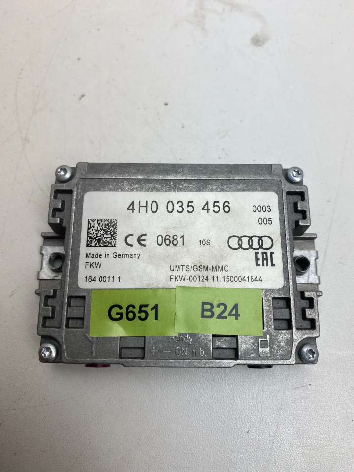 4H0035456 Audi A6 S6 C7 4G Antenos stiprintuvas