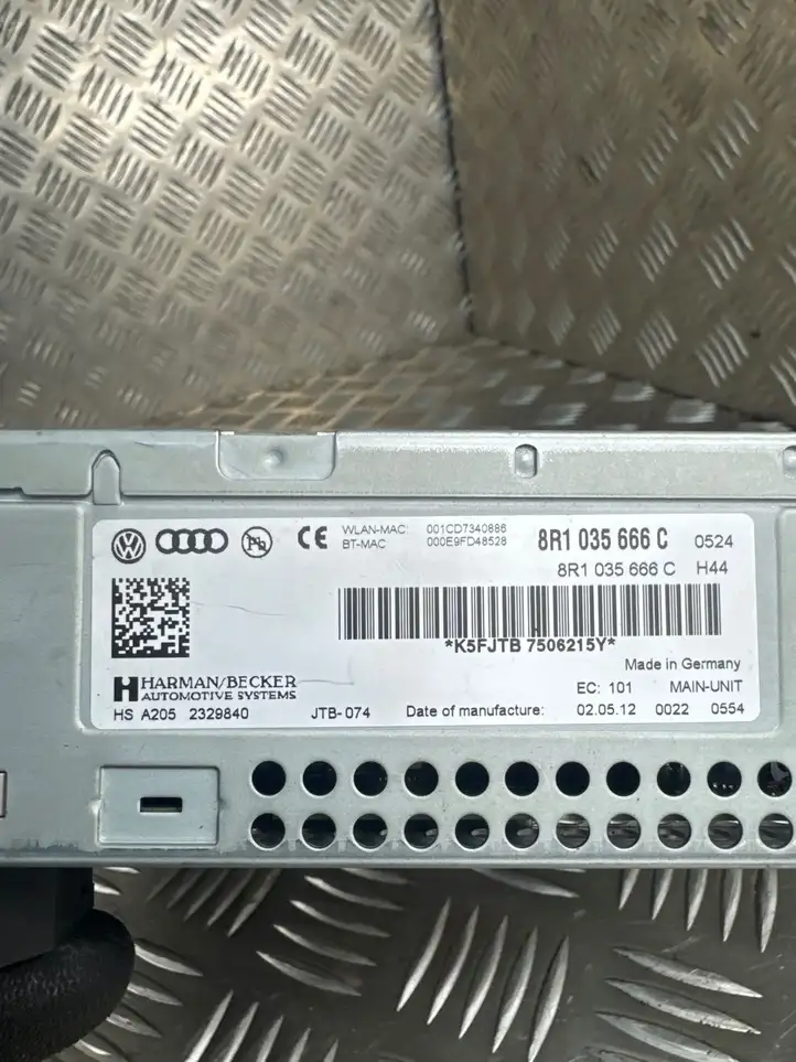 Audi A4 S4 B8 8K (2007 - 2011) 8R1035666C Магнитола / мультимедийная система — фото 7