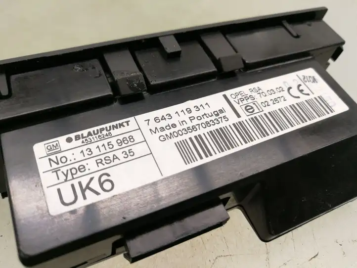 Opel Zafira B (2003 - 2006) 13115968 Контроллер мультимедийной системы — фото 4