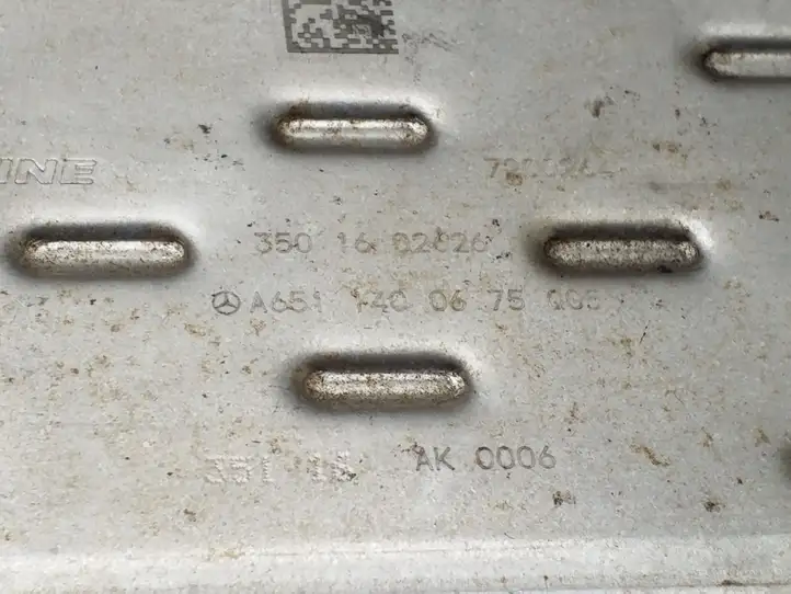 Mercedes-Benz C W205 (2014 - 2021) A6511400675 Охладитель клапана EGR — фото 6