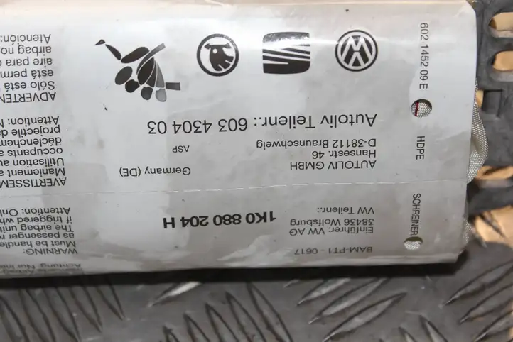 Volkswagen Golf Plus (2004 - 2008) 1k0880204h Подушка безопасности пассажира — фото 3