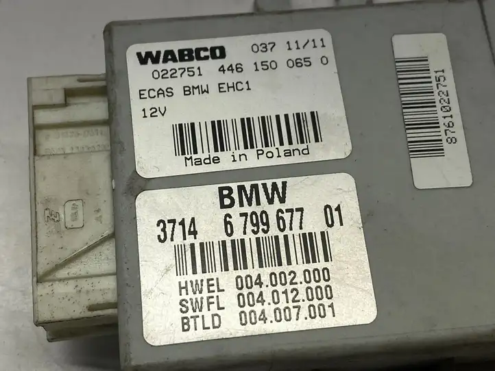BMW 5 F10 F11 (2009 - 2016) 6799677 Блок управления пневмоподвеской — фото 8