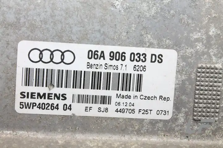 Audi A3/S3 8L (2000 - 2003) 06A906033DS Блок управления двигателем (ЭБУ) — фото 2
