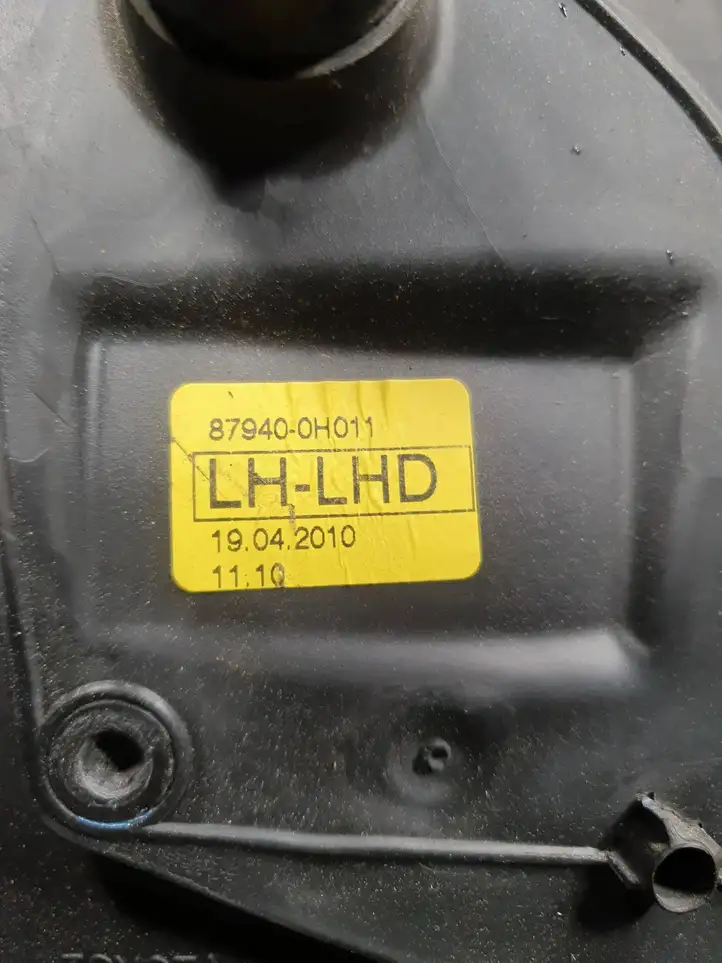 Peugeot 107 (2005 - 2008) 879400H011 Боковое зеркало механическое — фото 7