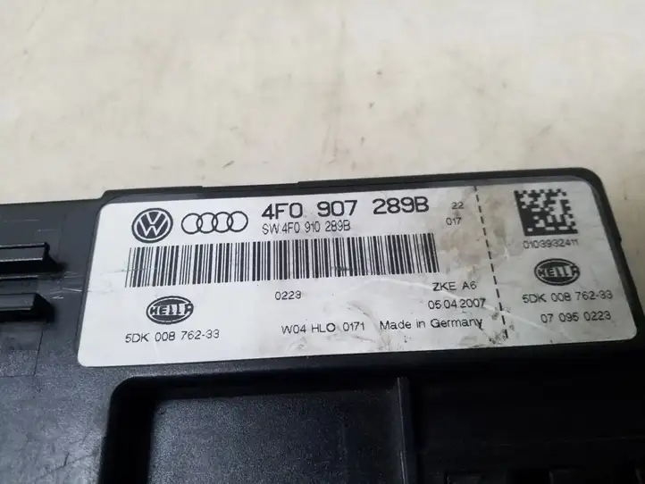 Audi A6 S6 C6 4F (2004 - 2008) 4F0907289B Модуль комфорта — фото 2