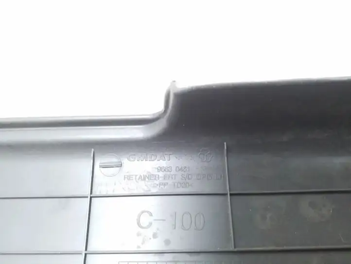 Opel Antara (2006 - 2011) 96630461 Внутренняя отделка переднего порога — фото 2