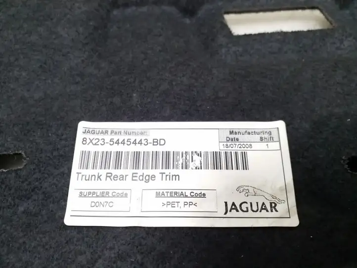 Jaguar XF X250 (2007 - 2015) 8X235445443BD Обшивка стойки у окна — фото 2