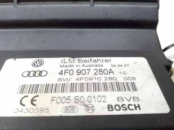 Audi A6 S6 C6 4F (2004 - 2008) 4F0907280A Прочие блоки управления — фото 3
