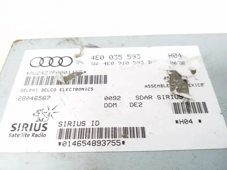 Audi A6 S6 C6 4F (2004 - 2008) 4E0035593 Магнитола / мультимедийная система — фото 3