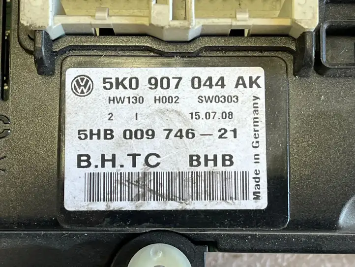 Volkswagen PASSAT CC (2008 - 2012) 5K0907044A Управление климат контролем — фото 3