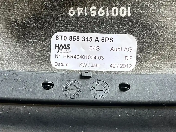 Audi A5 8T 8F (2011 - 2016) 8T0858345A Обшивка рулевой колонки — фото 3