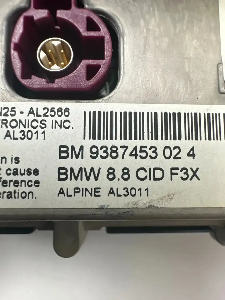 BMW 3 F30 F35 F31 (2012 - 2018) 9387453 Магнитола / мультимедийная система — фото 4