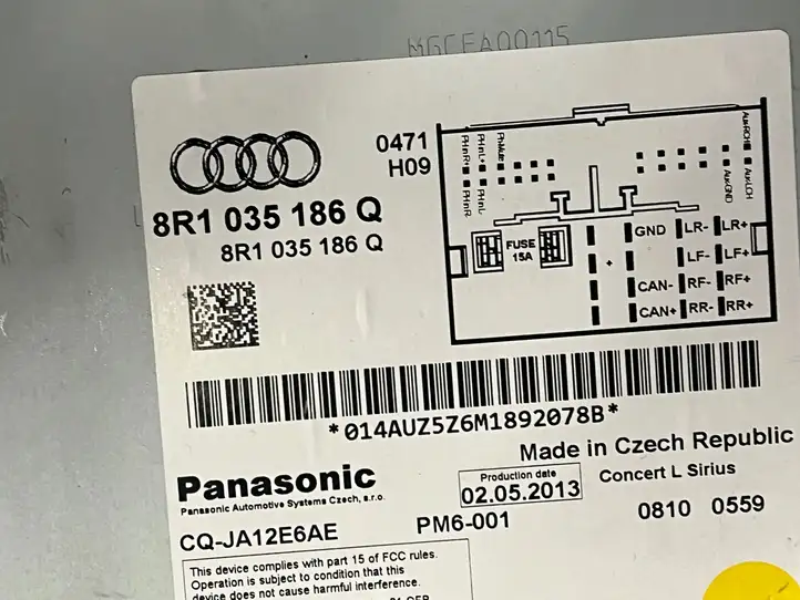 Audi Q5 SQ5 (2012 - 2017) 8R1035186Q Магнитола / мультимедийная система — фото 6