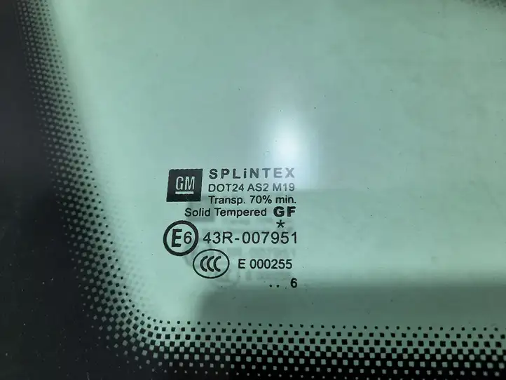 Opel Zafira B (2003 - 2006) 43R007951 Треугольное стекло кузова — фото 3