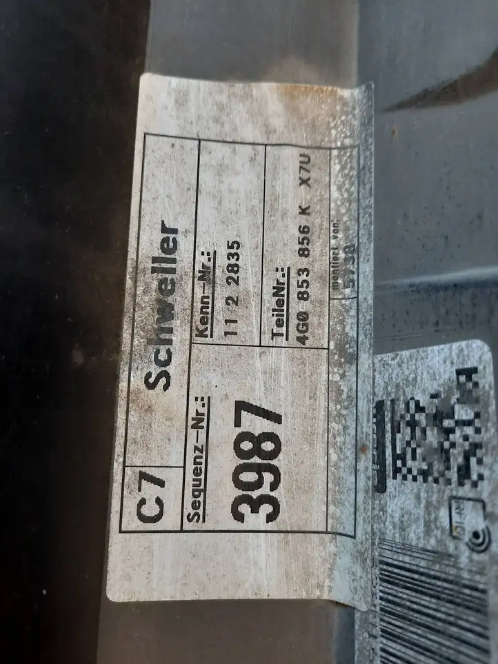 Audi A6 C7 (2014 - 2018) 4G0853860G Порог кузова — фото 4