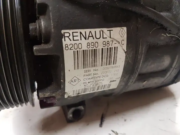 Renault Laguna III (2007 - 2015) 8200890987C Компрессор (насос) кондиционера воздуха — фото 5