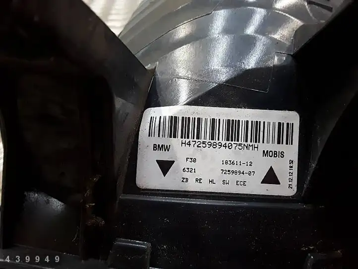 BMW 3 F30 F35 F31 (2012 - 2018) 7259894 Задний фонарь в кузове — фото 7
