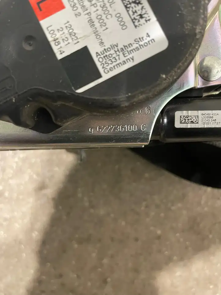 BMW X5 F15 (2013 - 2017) 622736100C Передний ремень безопасности — фото 10