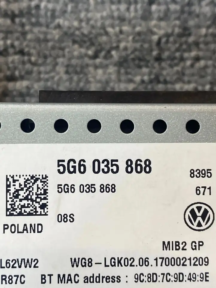 Volkswagen Golf VII (2013 - 2019) 5G6035868 Магнитола / мультимедийная система — фото 4