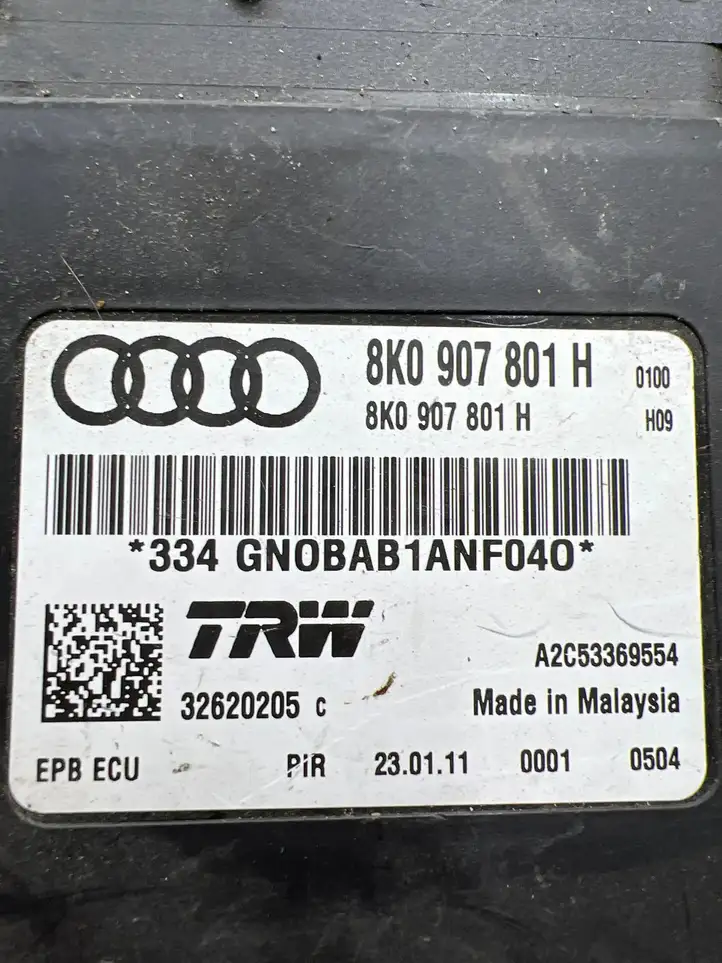 Audi A4 S4 B8 8K (2007 - 2011) 8K0907801H Блок управления стояночным тормозом — фото 1