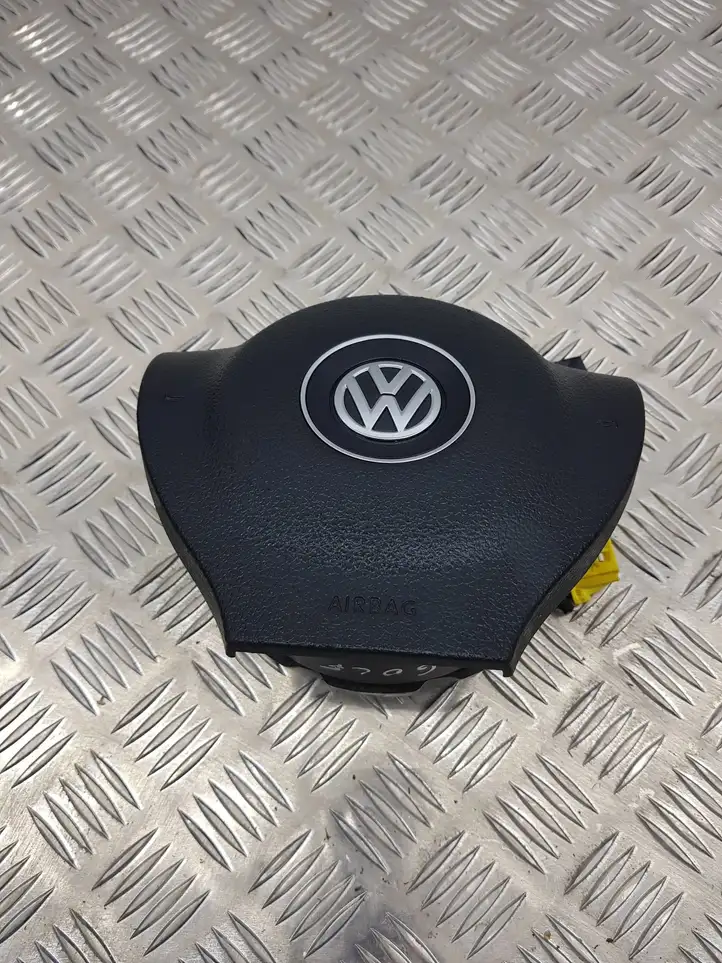 Volkswagen Golf VI (2009 - 2013) 3C8880201T Крышка airbag рулевого колеса — фото 1
