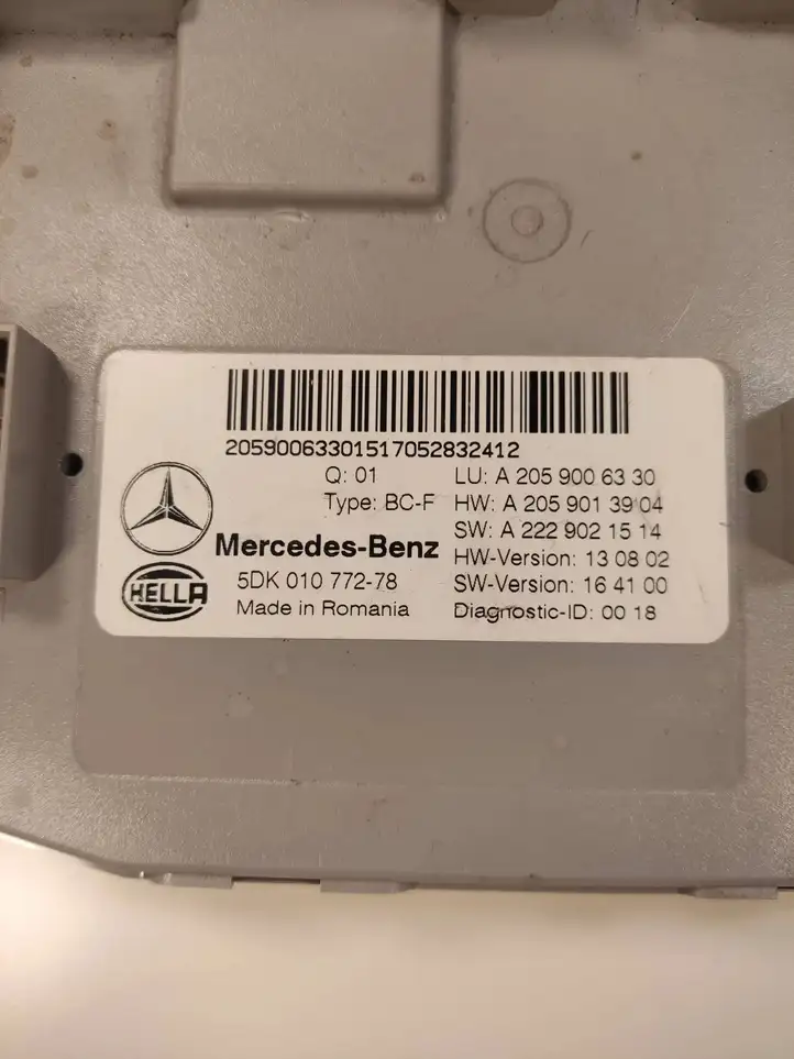 Mercedes-Benz GLC X253/C253 (2015 - ) A2059006330 Модуль комфорта — фото 3