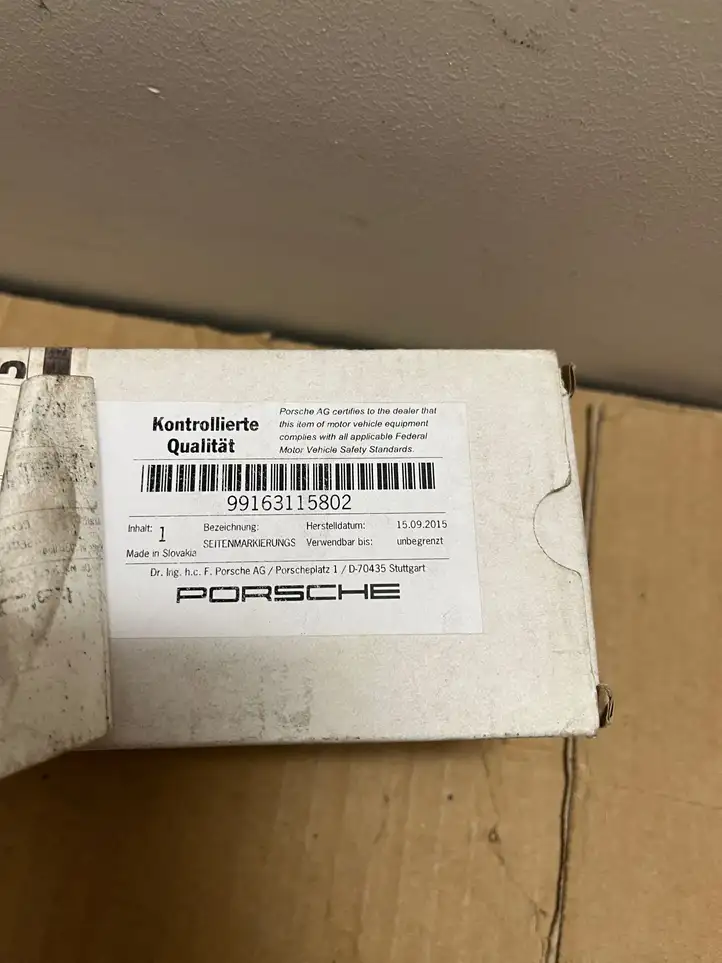 Porsche 911 991 (2011 - 2019) 99163115802 Указатель поворота передний — фото 4