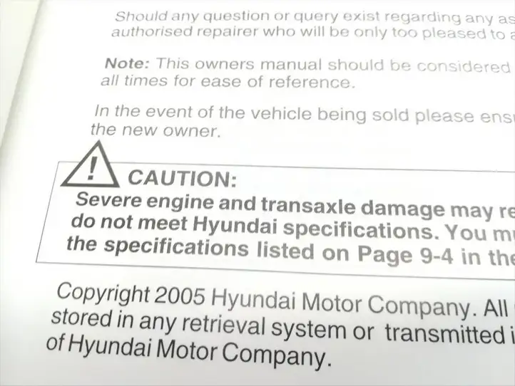 Hyundai Santa Fe (2005 - 2009) Сервисная книжка — фото 3