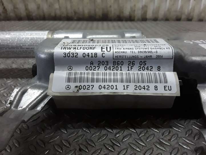 Mercedes-Benz C W203 (2000 - 2007)  A2038602605 Подушка безопастности передней двери