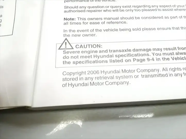Hyundai Santa Fe (2005 - 2009) Сервисная книжка — фото 3