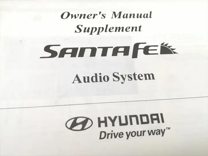 Hyundai Santa Fe (2005 - 2009) Сервисная книжка — фото 4