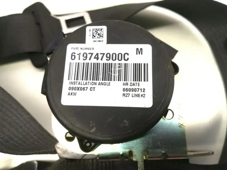 Chevrolet Aveo (2011 - 2015) 95971112 Центральный ремень безопасности — фото 4