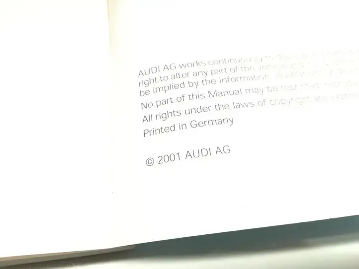 Audi A3/S3 8L (2000 - 2003) Сервисная книжка — фото 3