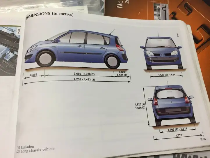 Renault Scenic II - Grand scenic II (2003 - 2006) Сервисная книжка — фото 5
