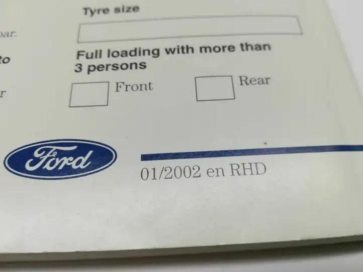 Ford Mondeo Mk III (2000 - 2007) Сервисная книжка — фото 3