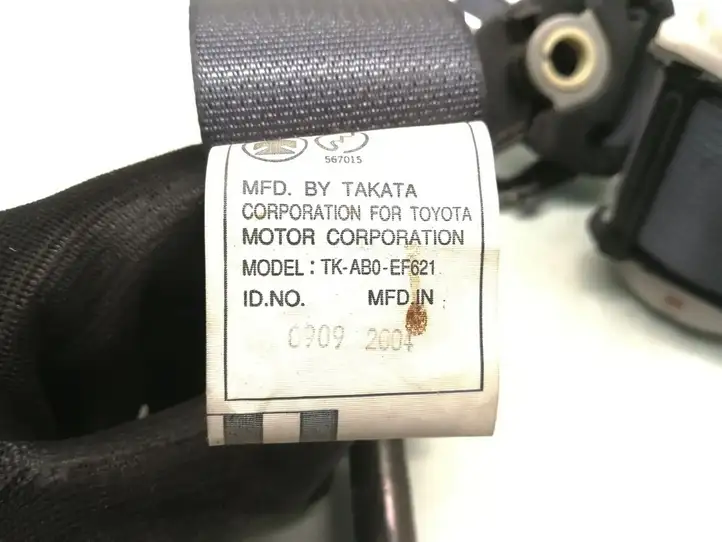 Toyota Land Cruiser (J120) (2002 - 2009) TK-AB0-EF621 Задний ремень безопасности — фото 5