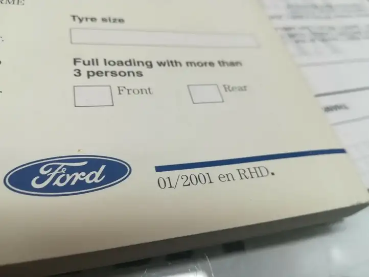 Ford Mondeo Mk III (2000 - 2007) Сервисная книжка — фото 3