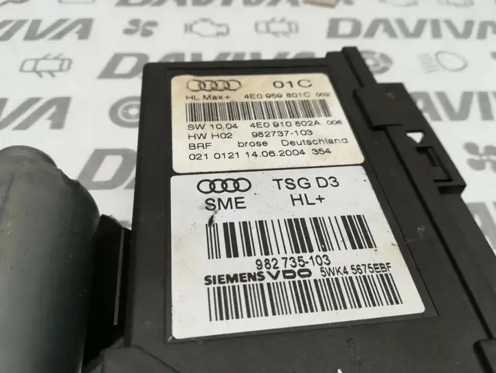 Audi (2011 - 2016) 4E0959801C Стеклоподъемник задней двери — фото 4