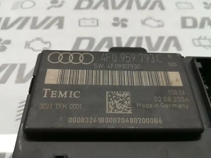 Audi A6 S6 C6 4F (2004 - 2008) 4F0959793C Блок управления дверью — фото 4