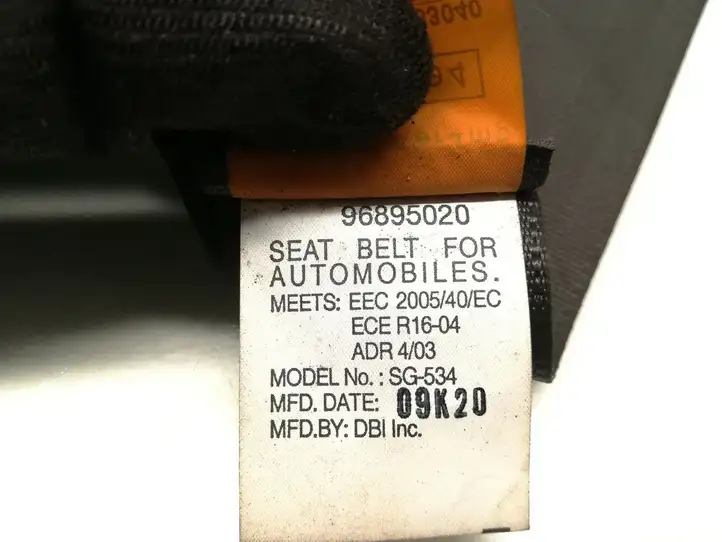 Chevrolet Aveo (2008 - 2011) 96895020 Передний ремень безопасности — фото 5