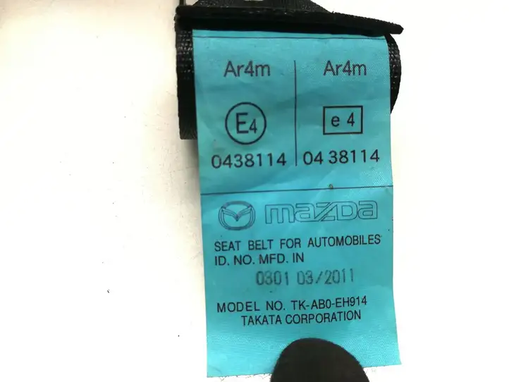 Mazda CX-7 (2009 - 2014) TK-AB0-EH914 Задний ремень безопасности — фото 5