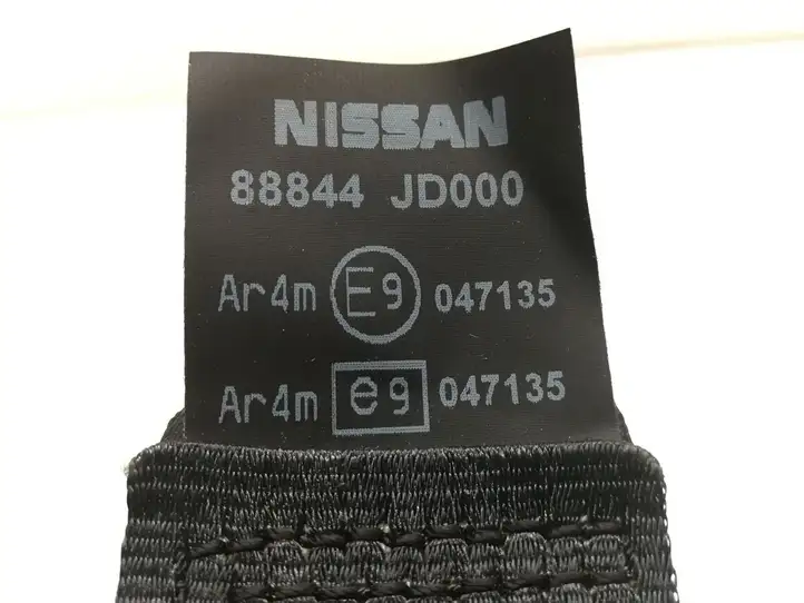 Nissan Qashqai (2010 - 2013) 88844-JD000 Задний ремень безопасности — фото 5
