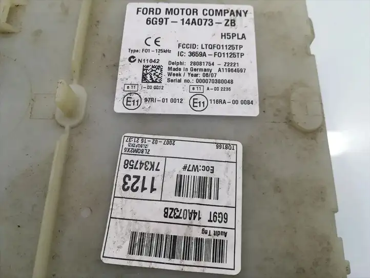 Ford S-MAX (2006 - 2010) 6G9T-14A073-ZB Модуль управления кузовом (BCM) — фото 5
