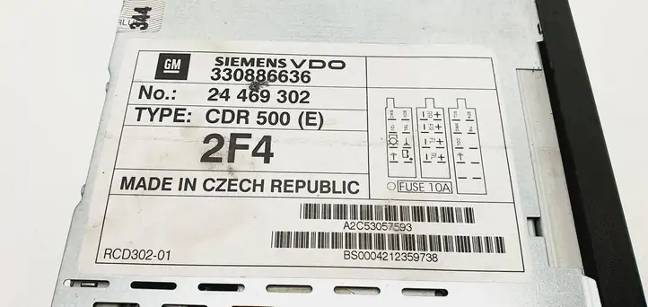 Opel Zafira B (2003 - 2006) 24469302 Магнитола / мультимедийная система — фото 7