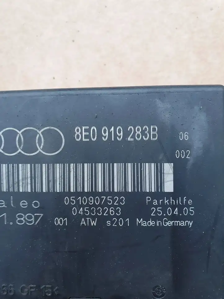 Audi A4 S4 B7 8E 8H (2004 - 2009) 8E0919283B Блок управления парктрониками — фото 3