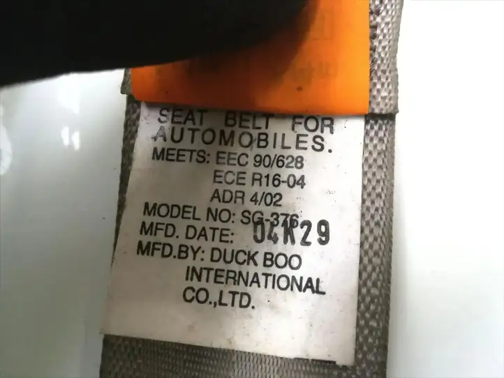 Chevrolet Tacuma (2000 - 2008) SG-376 Задний ремень безопасности — фото 5