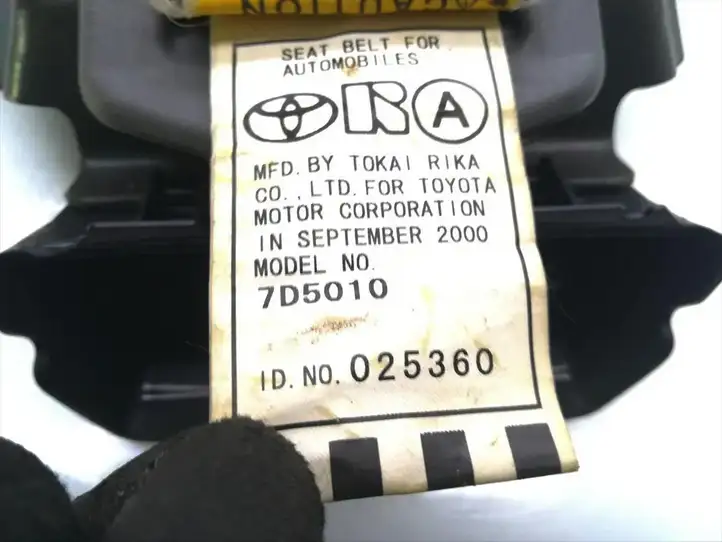 Toyota RAV 4 (XA20) (2000 - 2005) 7D5010 Центральный ремень безопасности — фото 5