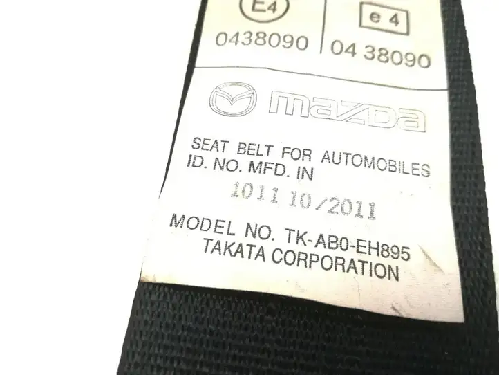 Mazda 3 II (2011 - 2013) TK-AB0-EH895 Задний ремень безопасности — фото 5