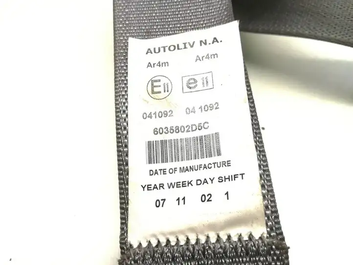Dodge Caliber (2006 - 2012) P0YX40BD5AC Задний ремень безопасности — фото 5